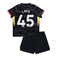 Echipament fotbal Chelsea Romeo Lavia #45 Tricou Treilea 2024-25 pentru copii maneca scurta (+ Pantaloni scurti)